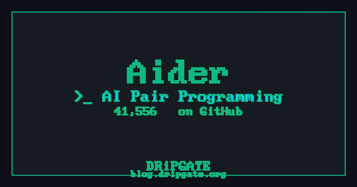 Aider: The Terminal AI That Replaced My Pair Programming Partner