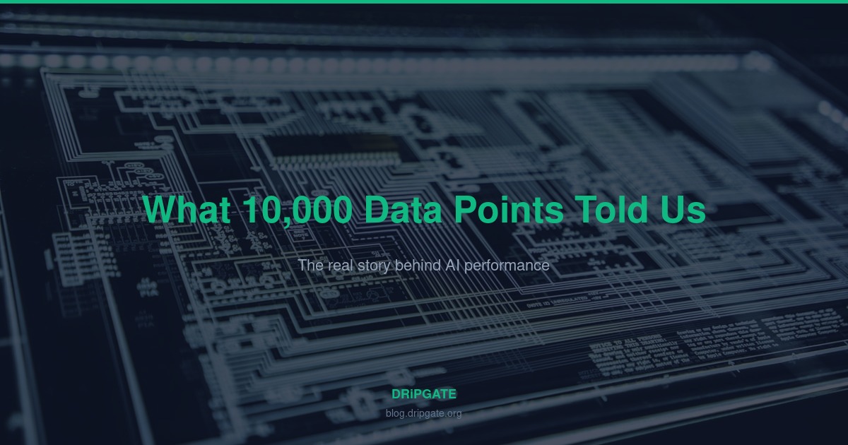 What 10,000 Data Points Told Us